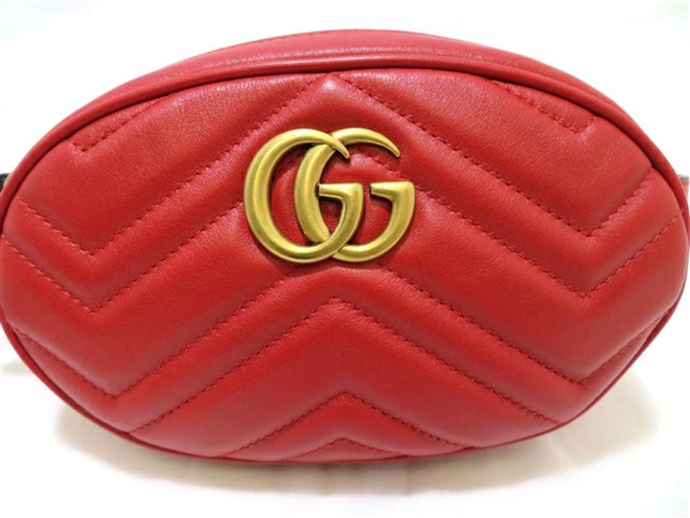 Gucci GG Marmont Quilted Waist Bag Calfskin
